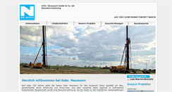 Desktop Screenshot of gebr-neumann.de
